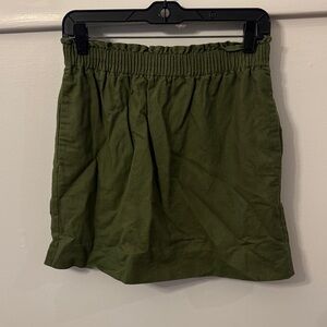 J. Crew Forest Green Skirt